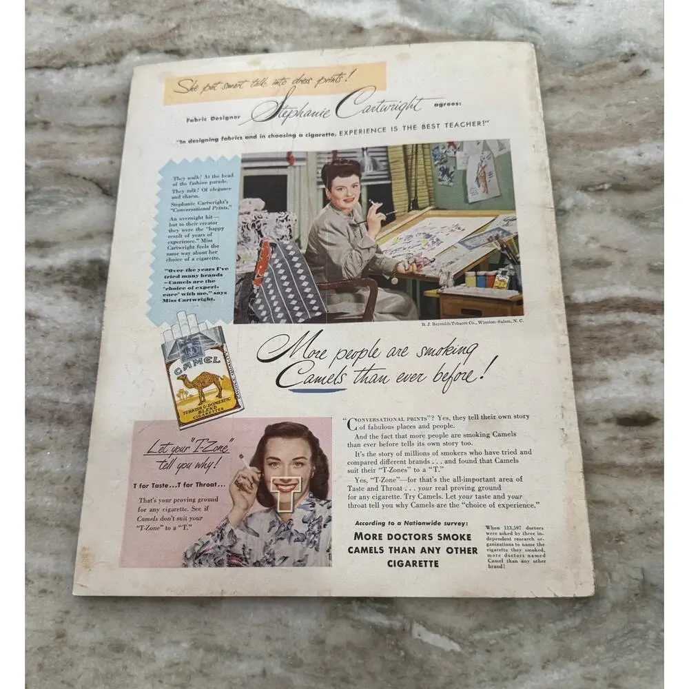 Vtg Screen Stories Magazine June 1948 Deanna Durbin Ads Movies +